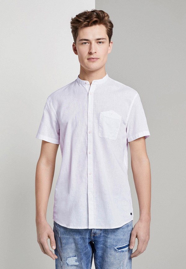 

Рубашка Tom Tailor Denim, Белый, Tom Tailor Denim TO793EMIAZH9
