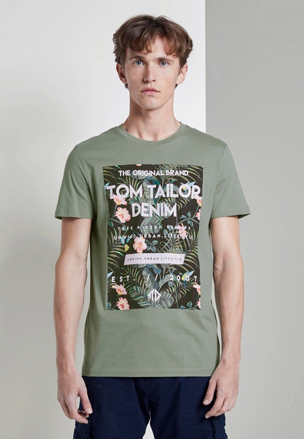 

Футболка Tom Tailor Denim, Зеленый