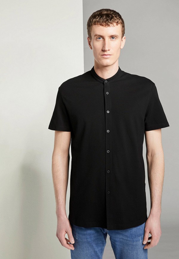 

Рубашка Tom Tailor Denim, Черный, Tom Tailor Denim TO793EMIAZL9