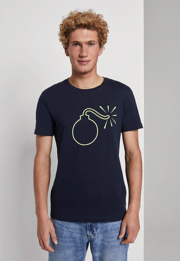 

Футболка Tom Tailor Denim, Синий, Tom Tailor Denim TO793EMIBJN9