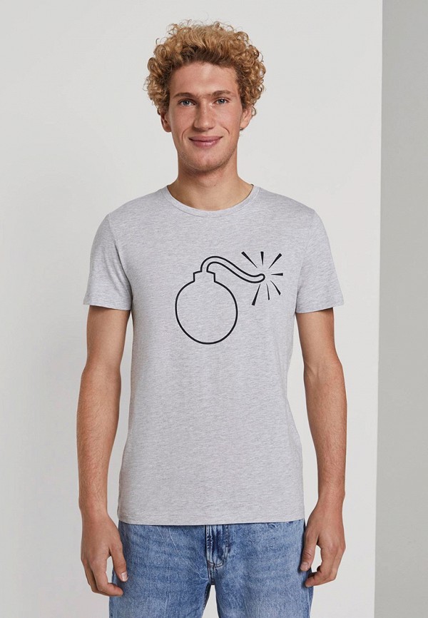 

Футболка Tom Tailor Denim, Серый