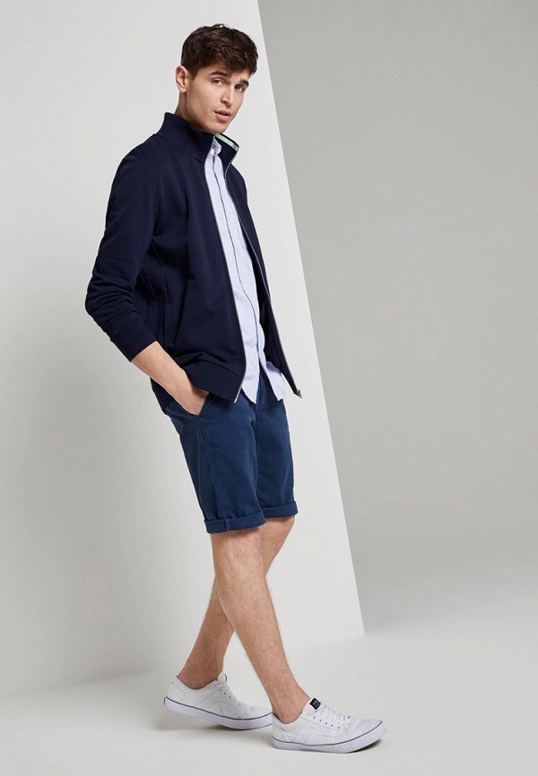 

Рубашка Tom Tailor Denim, Голубой, Tom Tailor Denim TO793EMJCPG0