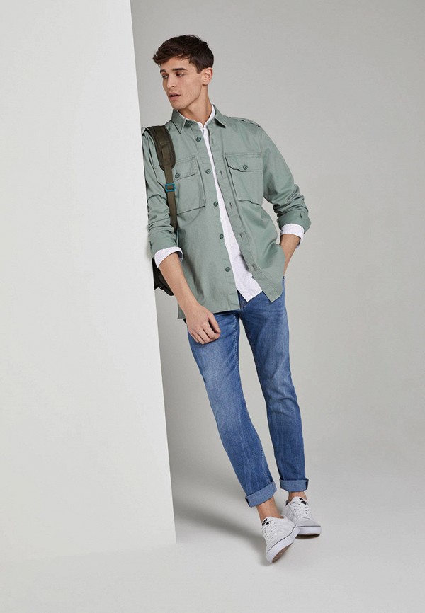

Рубашка Tom Tailor Denim, Белый, Tom Tailor Denim TO793EMJCPG4