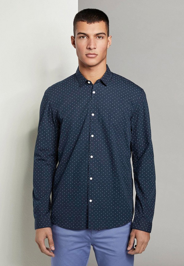 

Рубашка Tom Tailor Denim, Синий, Tom Tailor Denim TO793EMJCPG5
