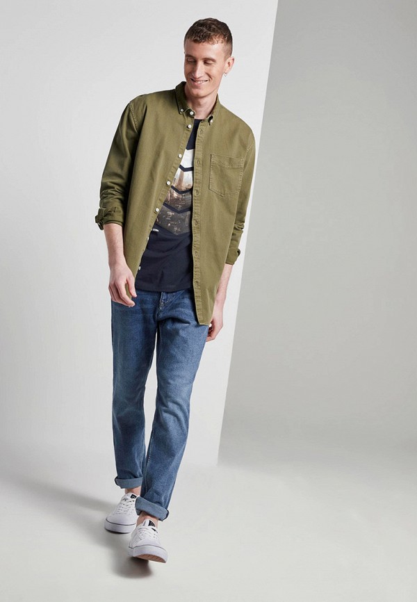 

Футболка Tom Tailor Denim, Синий, Tom Tailor Denim TO793EMJCPH0