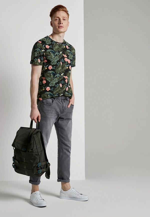 

Футболка Tom Tailor Denim, Черный, Tom Tailor Denim TO793EMJCPI1
