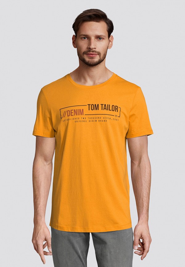 

Футболка Tom Tailor Denim, Желтый, Tom Tailor Denim TO793EMKJSS2