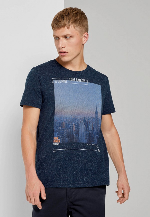 

Футболка Tom Tailor Denim, Синий