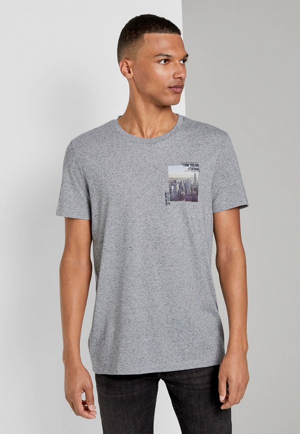 

Футболка Tom Tailor Denim, Серый