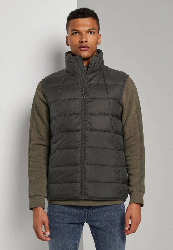 

Жилет утепленный Tom Tailor Denim, Черный, Tom Tailor Denim TO793EMKJSX7
