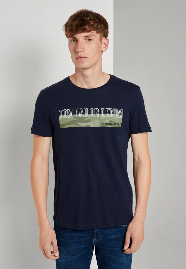 

Футболка Tom Tailor Denim, Синий