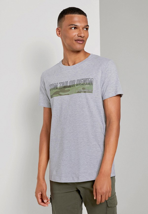 

Футболка Tom Tailor Denim, Серый