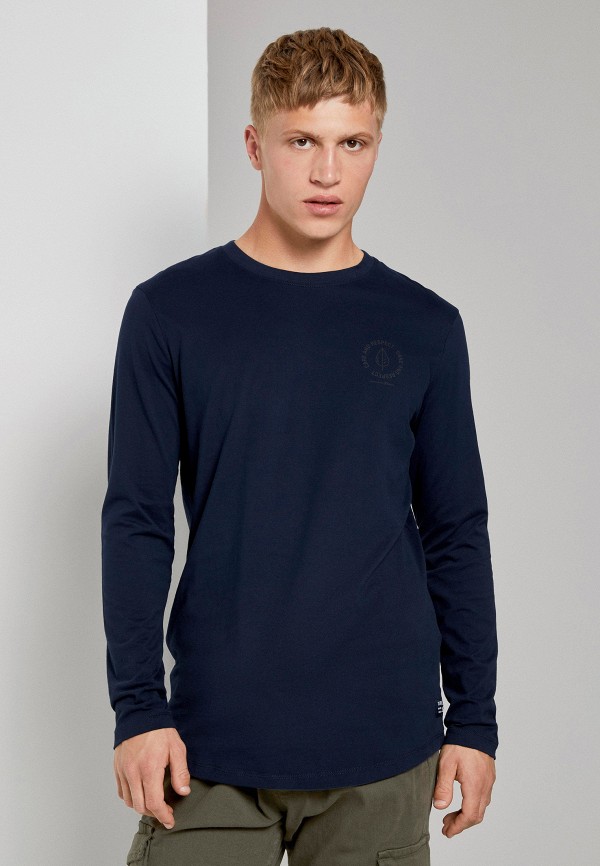 

Лонгслив Tom Tailor Denim, Синий