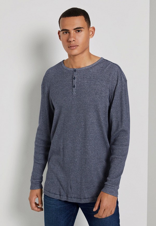 

Лонгслив Tom Tailor Denim, Синий