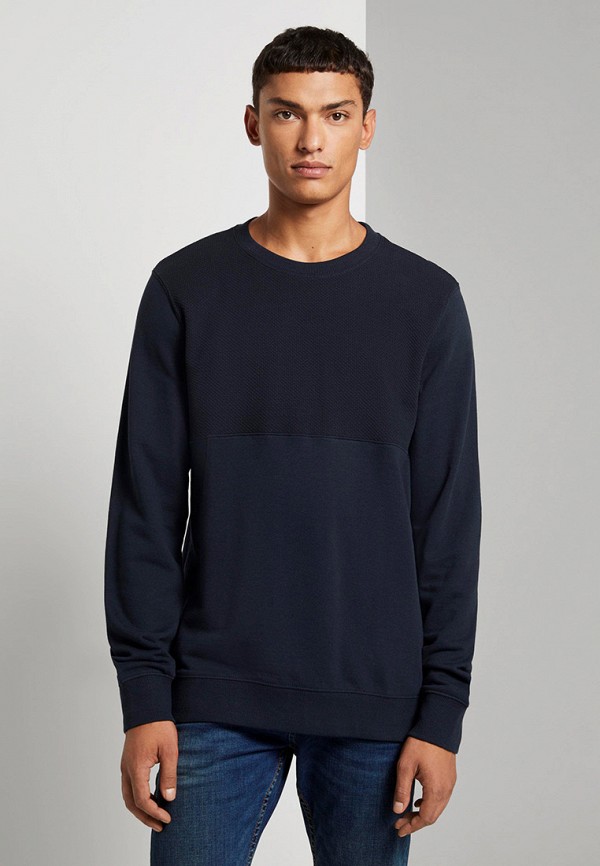 

Свитшот Tom Tailor Denim, Синий