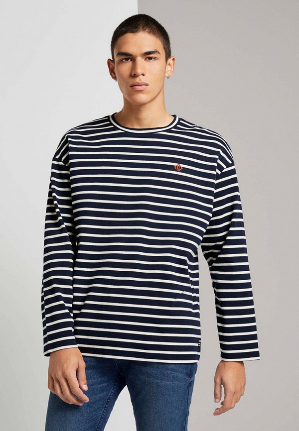 

Лонгслив Tom Tailor Denim, Синий