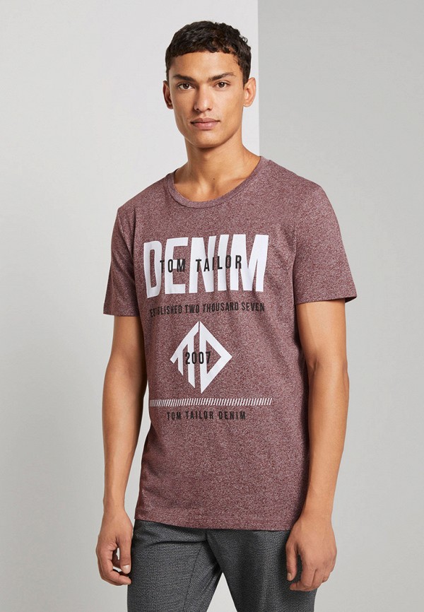 

Футболка Tom Tailor Denim, Бордовый