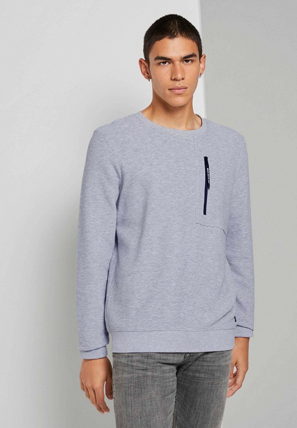 

Свитшот Tom Tailor Denim, Серый