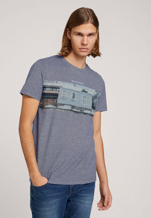 

Футболка Tom Tailor Denim, Синий