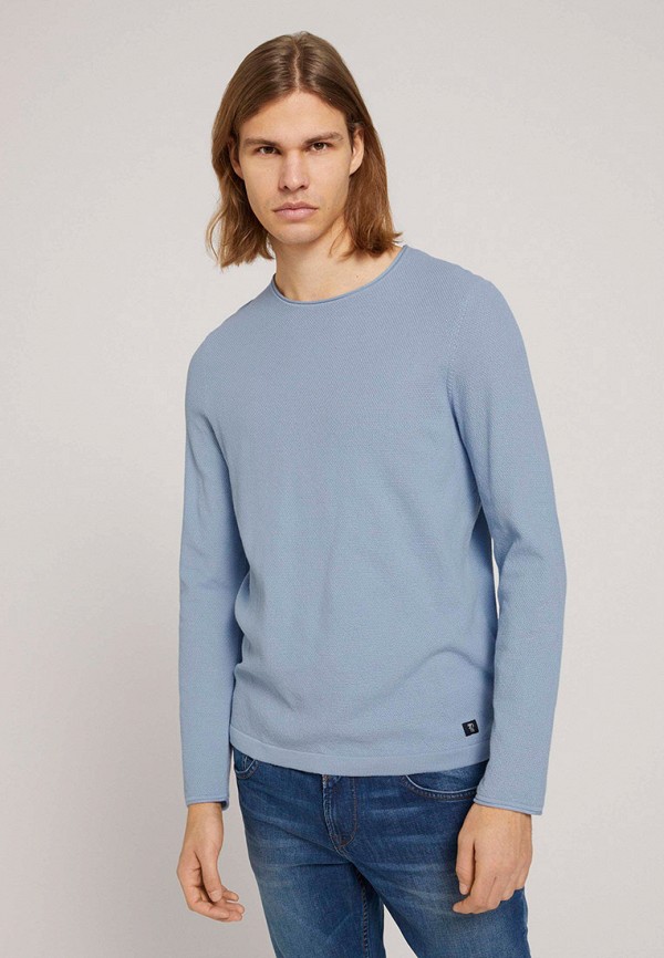 

Джемпер Tom Tailor Denim, Голубой, Tom Tailor Denim TO793EMMSMM0