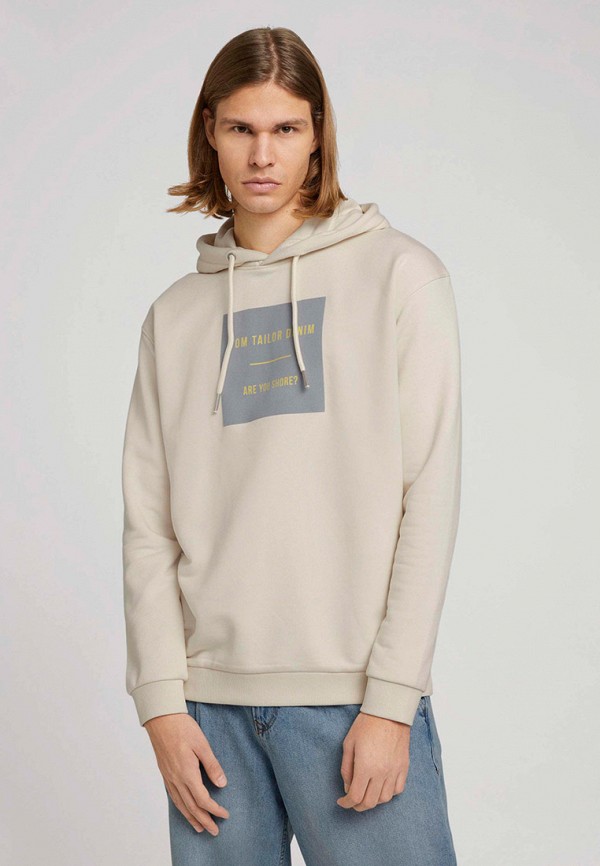

Худи Tom Tailor Denim, Бежевый