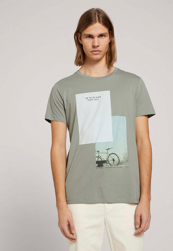 

Футболка Tom Tailor Denim, Серый