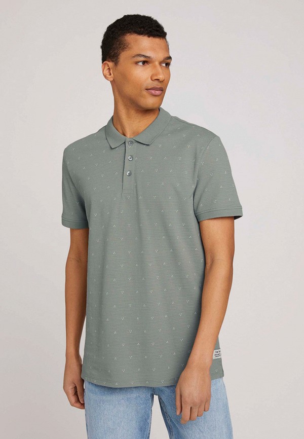 

Поло Tom Tailor Denim, Серый