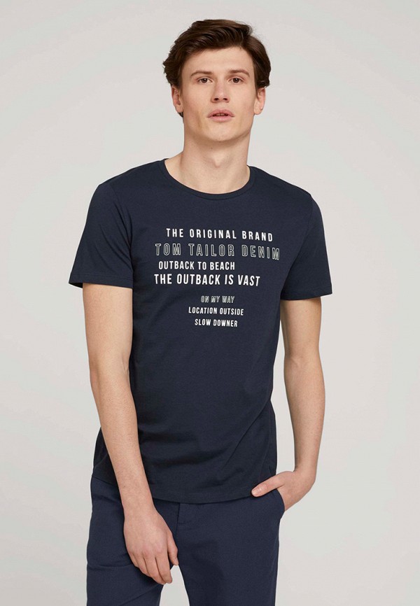 

Футболка Tom Tailor Denim, Синий