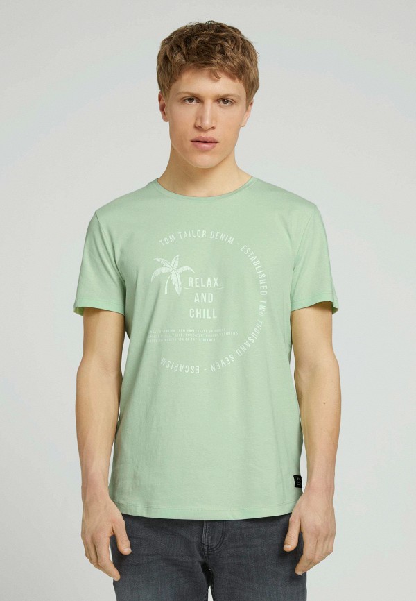 

Футболка Tom Tailor Denim, Бирюзовый