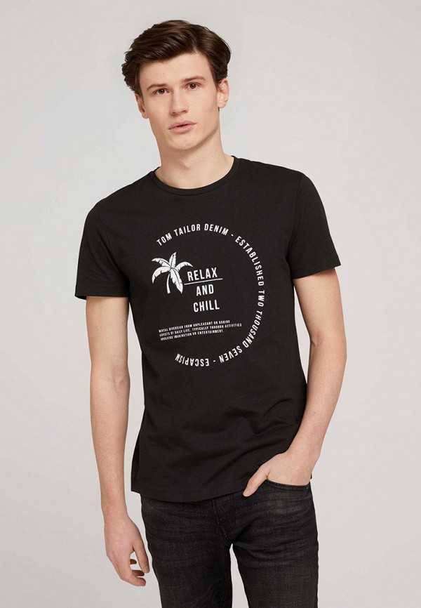

Футболка Tom Tailor Denim, Черный