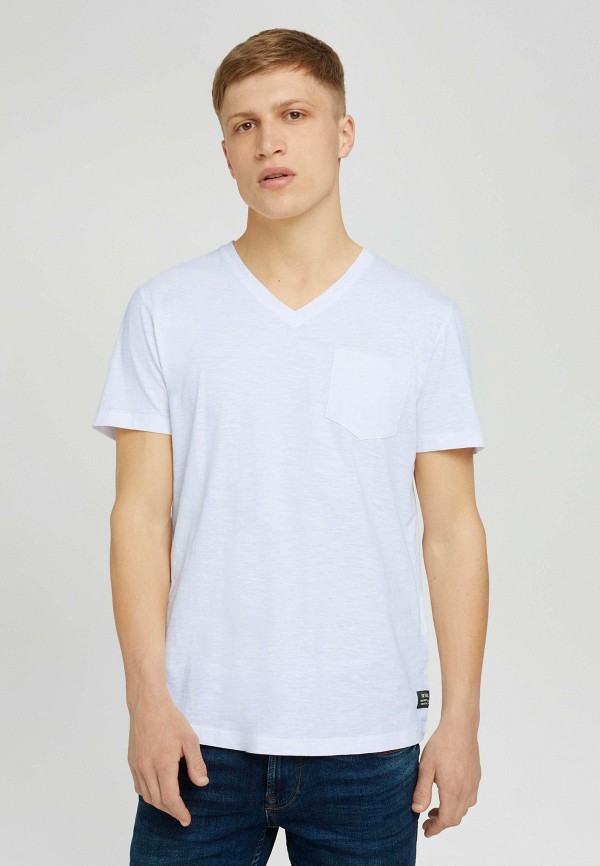 

Футболка Tom Tailor Denim, Белый, Tom Tailor Denim TO793EMMTSA3