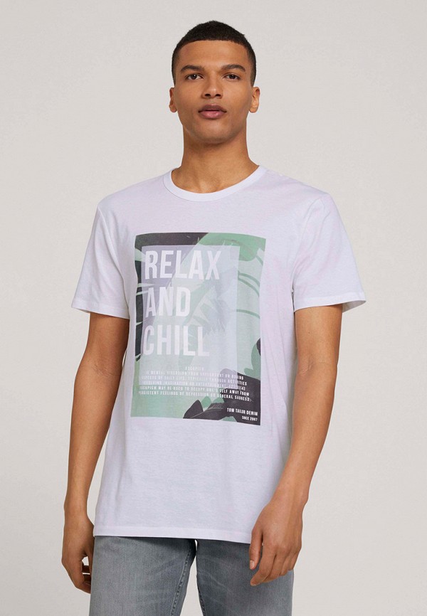 

Футболка Tom Tailor Denim, Фиолетовый