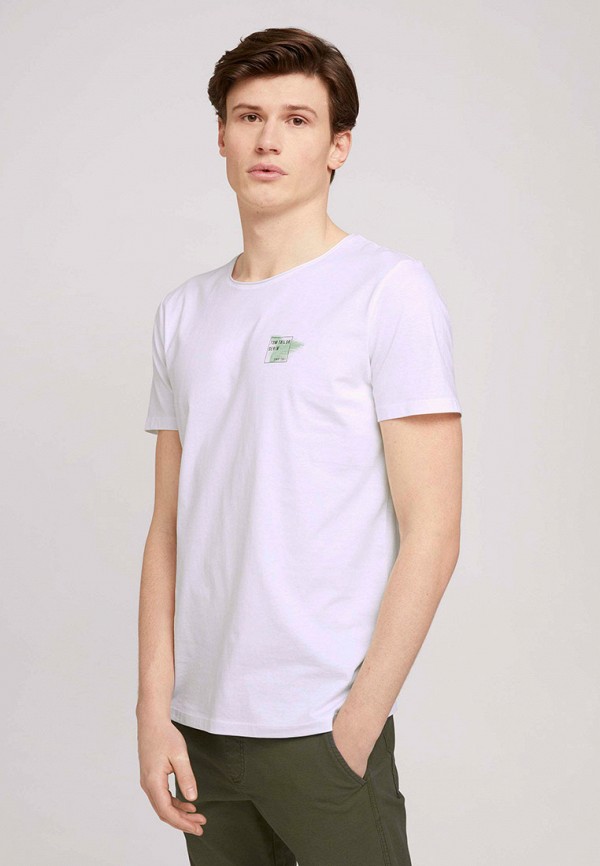 

Футболка Tom Tailor Denim, Белый, Tom Tailor Denim TO793EMMTSB1