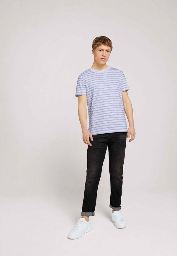 

Футболка Tom Tailor Denim, Голубой, Tom Tailor Denim TO793EMMTSC3