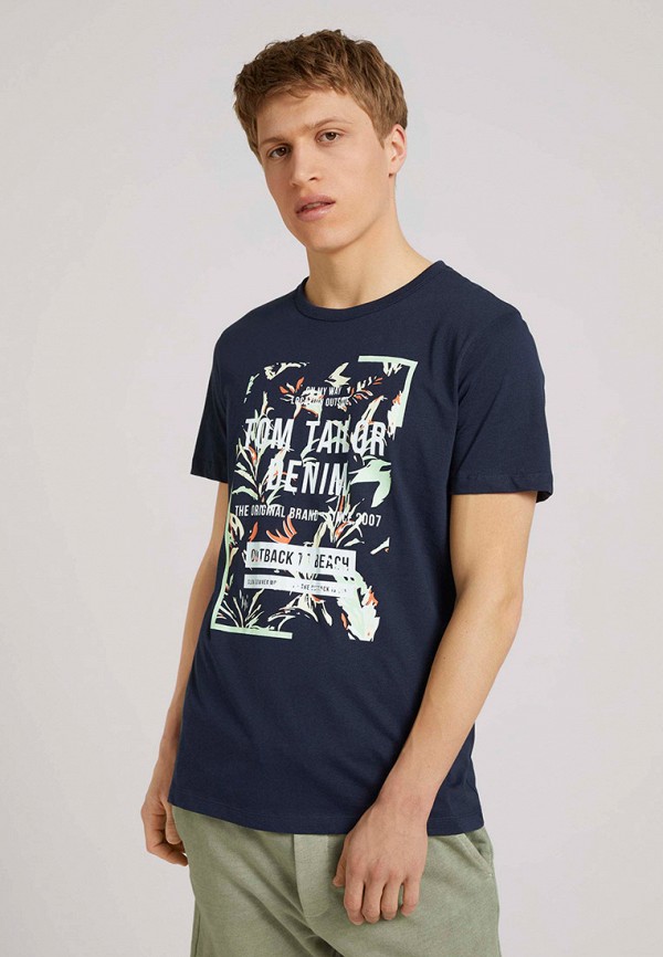 

Футболка Tom Tailor Denim, Синий