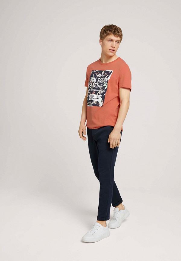 

Футболка Tom Tailor Denim, Оранжевый, Tom Tailor Denim TO793EMMTSE7