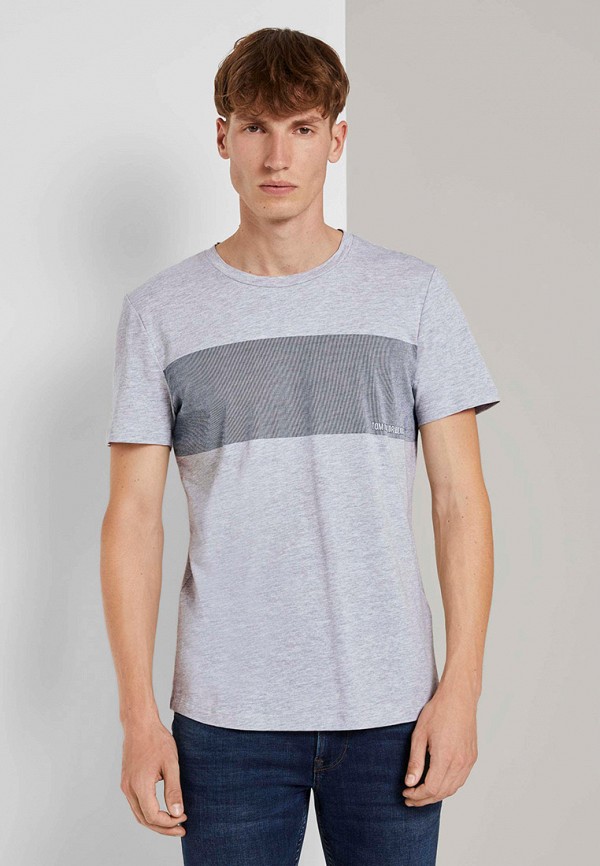 

Футболка Tom Tailor Denim, Серый, Tom Tailor Denim TO793EMMUGF3