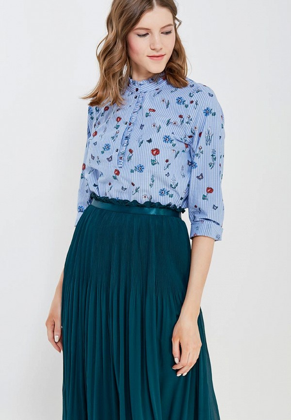 

Блуза Tom Tailor Denim, Голубой, Tom Tailor Denim TO793EWACPJ1