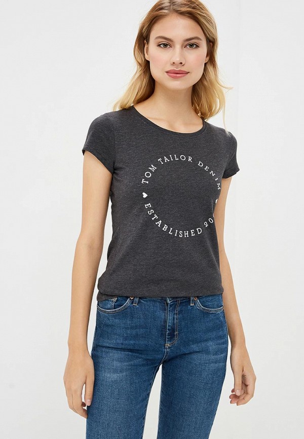 

Футболка Tom Tailor Denim, Серый