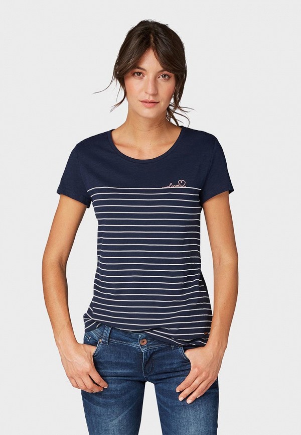 

Футболка Tom Tailor Denim, Синий