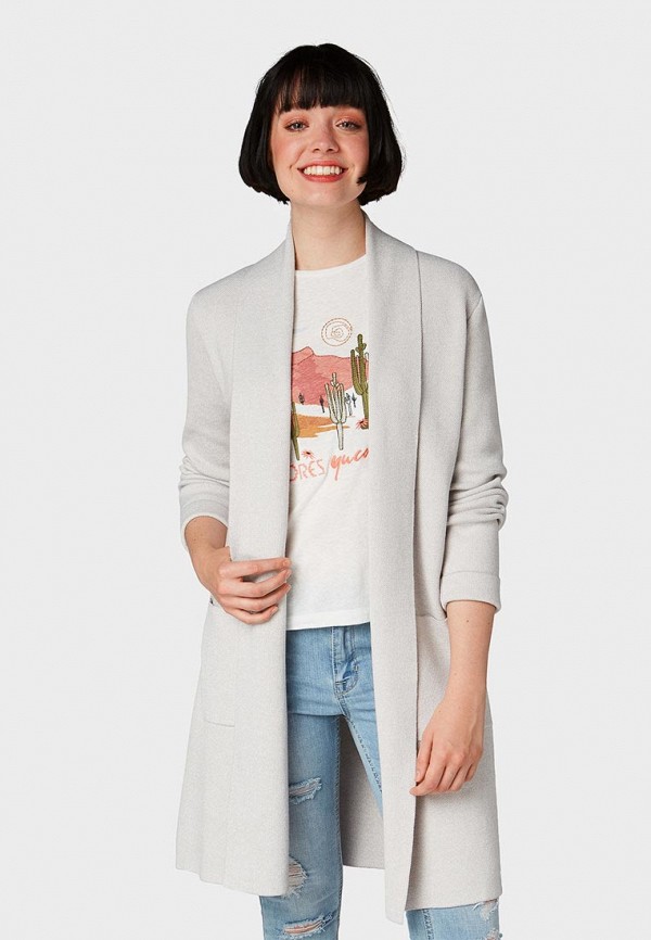 

Кардиган Tom Tailor Denim, Серый