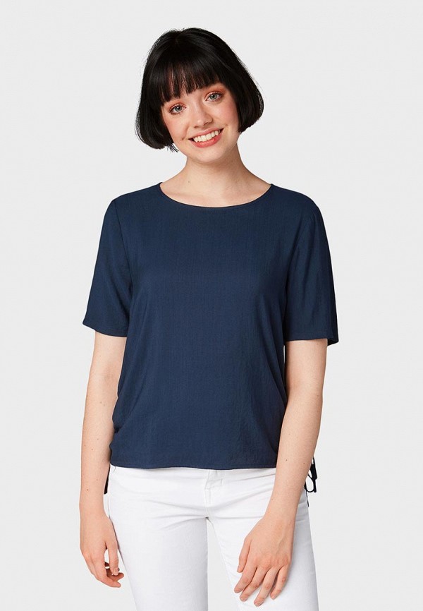 

Блуза Tom Tailor Denim, Синий, Tom Tailor Denim TO793EWCJQS6