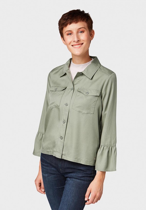 

Блуза Tom Tailor Denim, Хаки