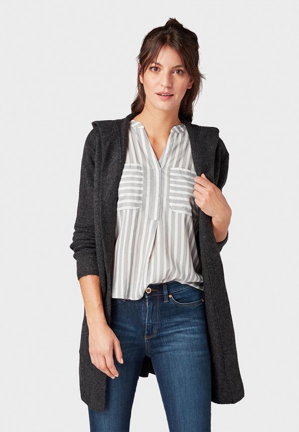 

Кардиган Tom Tailor Denim, Серый