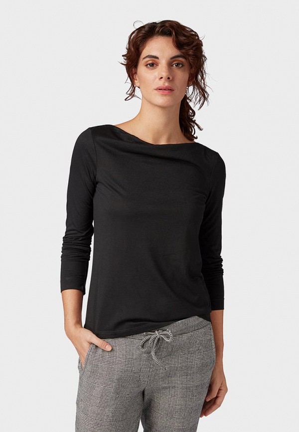 

Лонгслив Tom Tailor Denim, Черный