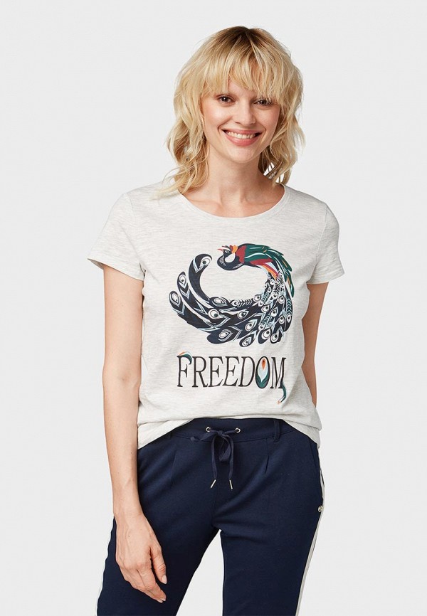 

Футболка Tom Tailor Denim, Бежевый