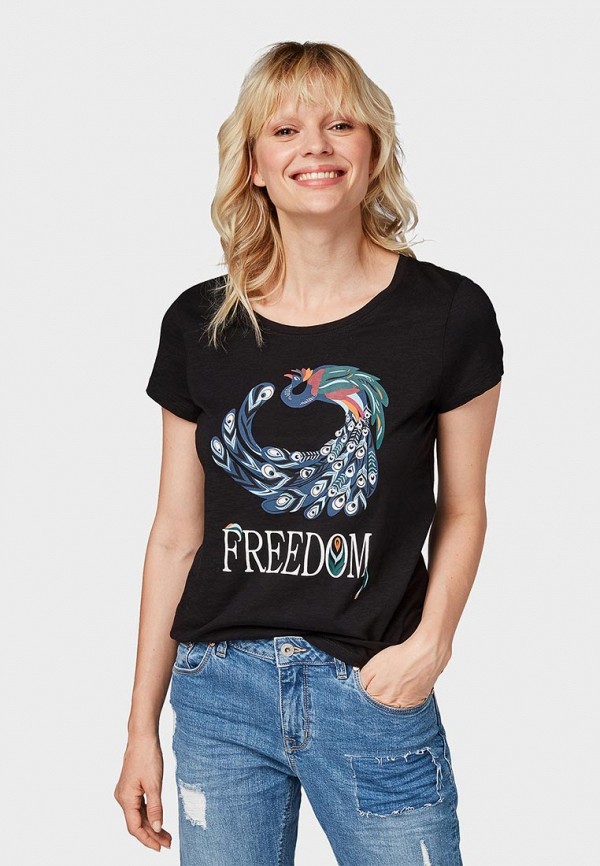 

Футболка Tom Tailor Denim, Черный
