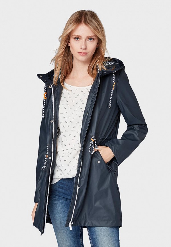 

Плащ Tom Tailor Denim, Tom Tailor Denim TO793EWDREV4, Синий