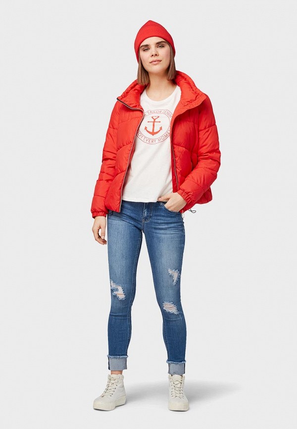 

Футболка Tom Tailor Denim; Tom Tailor Denim TO793EWDTEO5, Белый