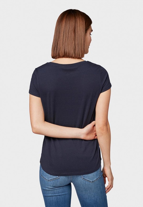 

Футболка Tom Tailor Denim; Tom Tailor Denim TO793EWDTEO6, Синий